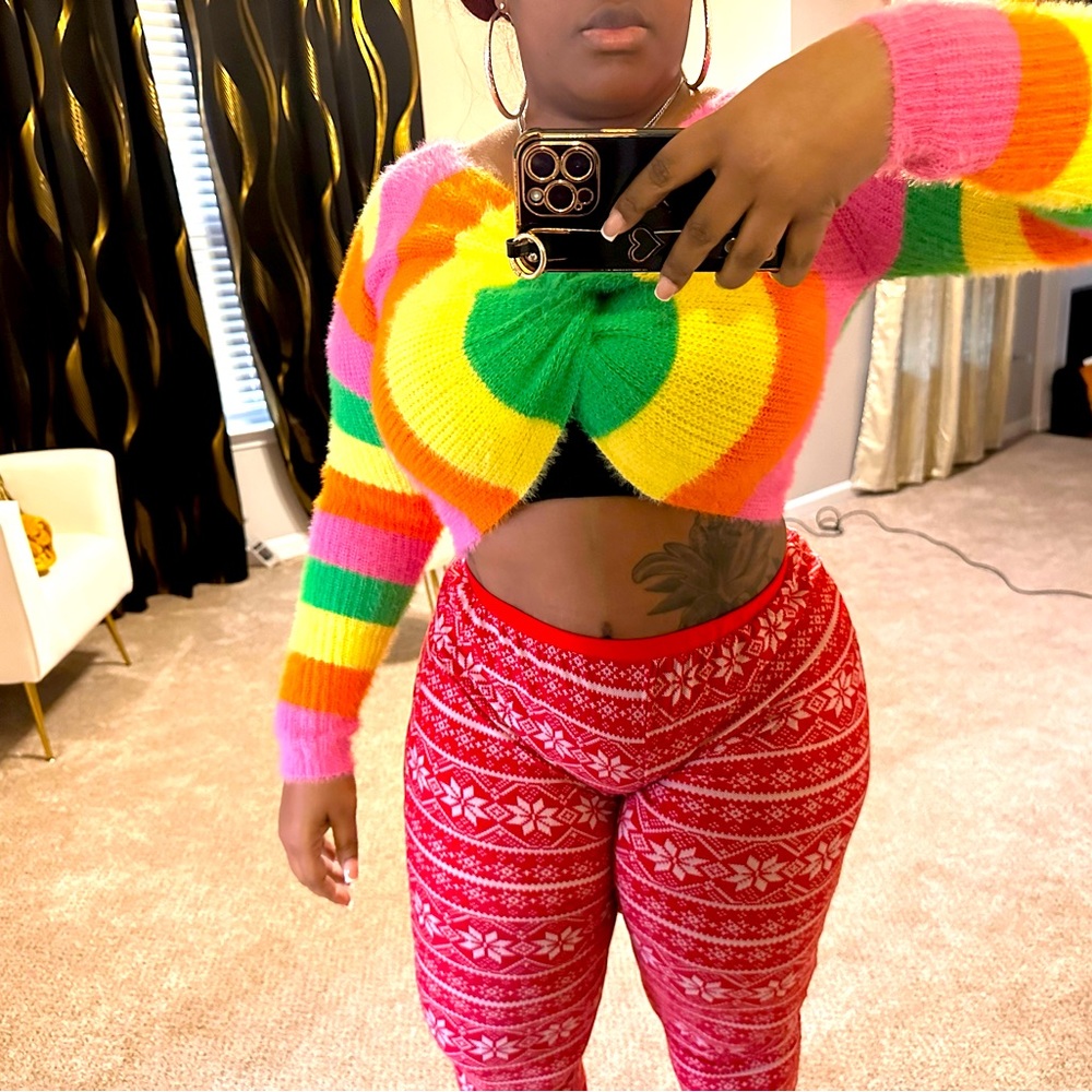Clueless crop top long sleeve